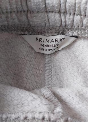 Спортивні утеплені штани primark 2-3 роки 98 см6 фото