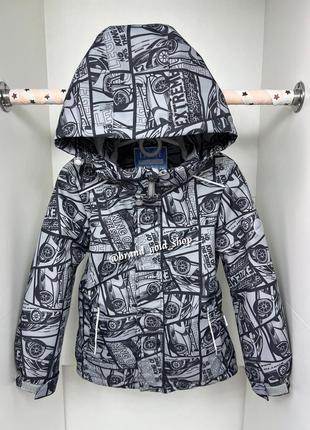 Демісезонна термо куртка lassye для хлопчика 116-140