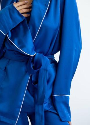 Елегантна піжама з королівського шовку4 фото