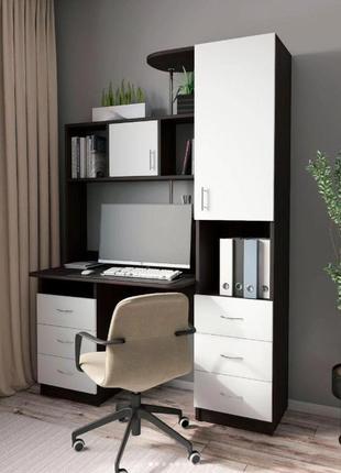 Стол оскар прямой аляска+белый