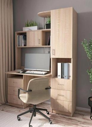 Стол оскар прямой аляска+белый