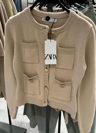 Zara  кардиган жіночий 100% бавовна3 фото