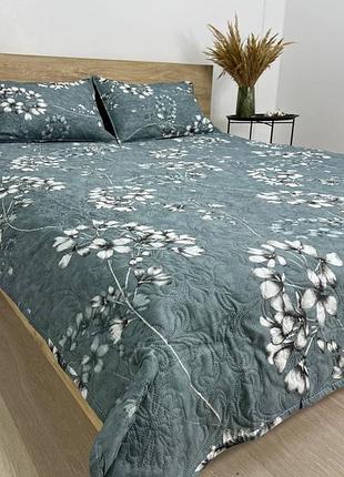 Хлопковые стеганые покрывала с наволочками3 фото