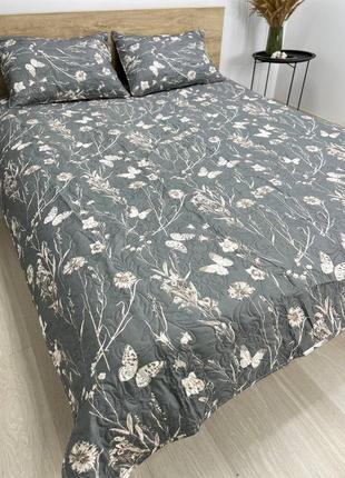 Хлопковые стеганые покрывала с наволочками10 фото