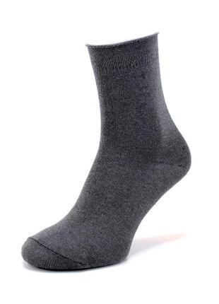 Мужские медицинские носки без резинки 3 пары высокие однотонные демисезонные летние2 фото