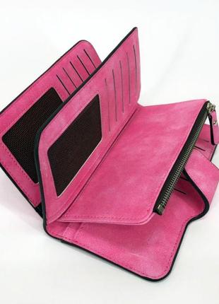 Жіночий гаманець портмоне екозамш5 фото