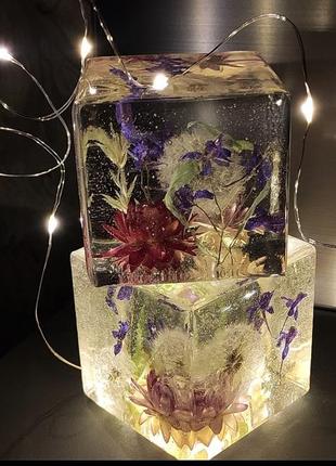 Интерьерный куб,декор, подарок,цветы