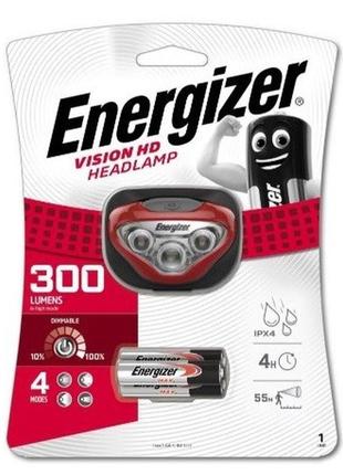 Налобний ліхтар energizer vision hd headlamp hdb323