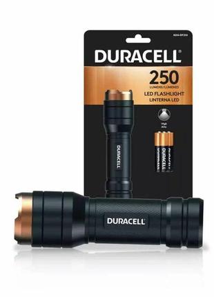 Ліхтар ручний duracell 8234-df250se (2*aa/lr6, 250lm, 180m, 1 реж, aluminum, ipx4)