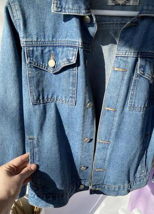 Джинсовий піджак жакет блейзер джинсова куртка7 фото