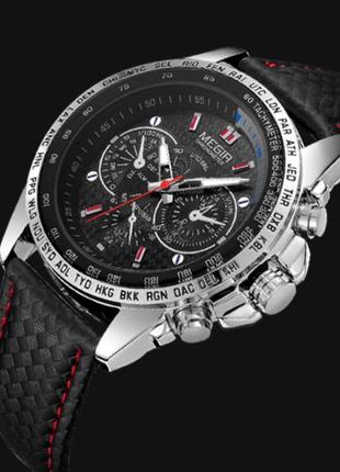 Стильний чоловічий наручний годинник megir спортивний2 фото