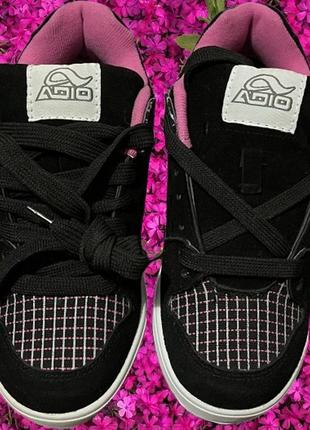 Adio кроссовки кеды withot wbl black and pink сникерсы обьемный язык