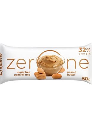Протеїновий батончик sporter zero one 50 г арахісова паста
