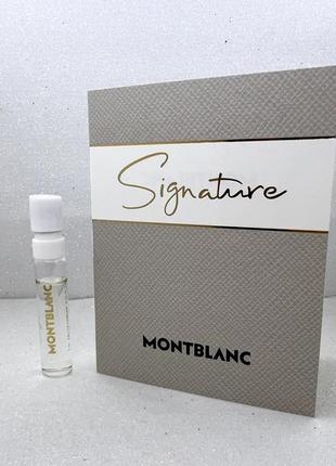 Montblanc signature парфумована вода
