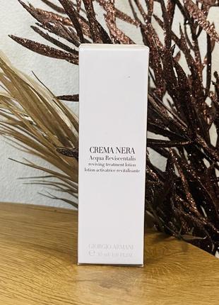 Оригінал відновлювальний лосьйон для обличчя giorgio armani crema nera acqua reviscentalis reviving treatment lotion