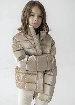 Детская демисезонная курточка на девочку zara2 фото