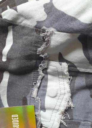 Missguided ветровка джинсовка в милитари расцветке р 36 сток2 фото