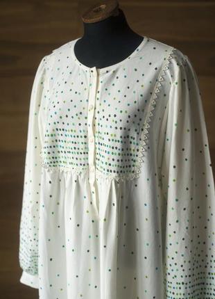 Батальная белая котоновая рубашка миди женская pill, размер xl, 2xl4 фото