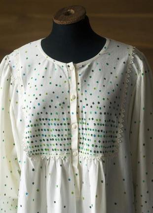 Батальная белая котоновая рубашка миди женская pill, размер xl, 2xl3 фото