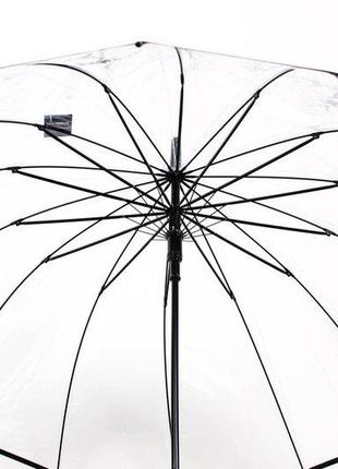Жіноча прозора парасоля парасолька від сонця парасольку прозорий4 фото
