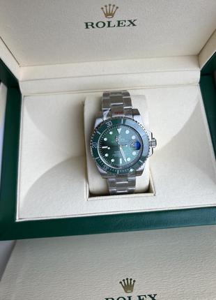 Годинник чоловічий rolex submariner 40 mm green