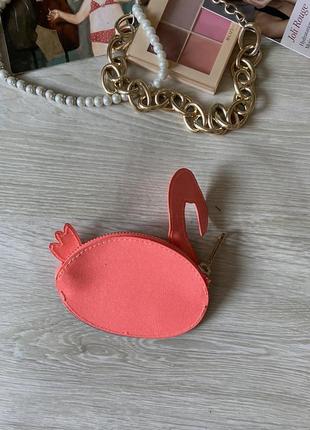 Красивый маленький кошелек фламинго4 фото