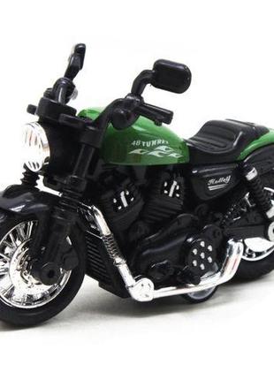 Іграшка мотоцикл зелень