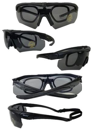 Защитные тактические солнцезащитные очки для тактического использования с поляризацией daisy x10 линз военные10 фото