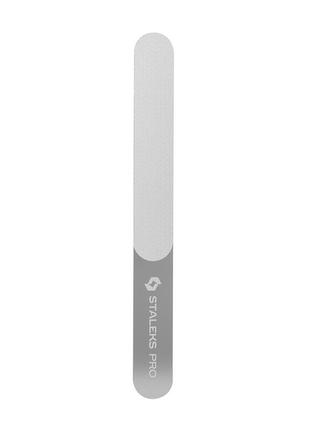 Лазерная пилка для ногтей staleks pro expert 10, 165 мм (широкая прямая с ручкой)1 фото