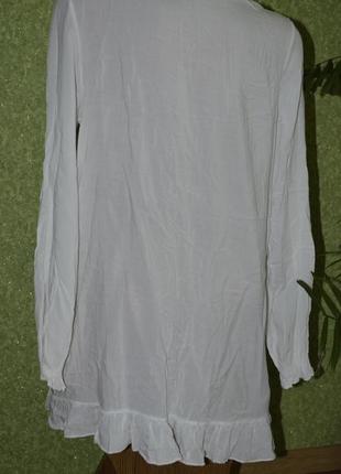Легкая невесомая  котоновая итальянская блуза2 фото