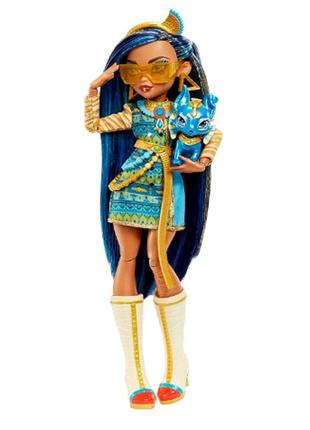 Monster high cleo de nile hhk54 кукла монстр хай клео де нил базовая