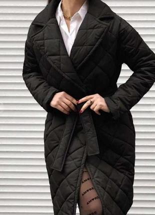 Женское весеннее пальто синтепон 150 новинка 20241 фото