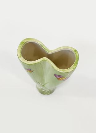 Керамическая ваза "поляна" (25 см)4 фото