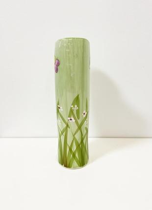 Керамическая ваза "поляна" (25 см)2 фото