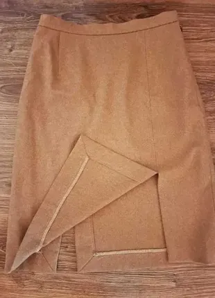 Юбка люкс бренда bogner, шелк с кашемиром, размер s.2 фото