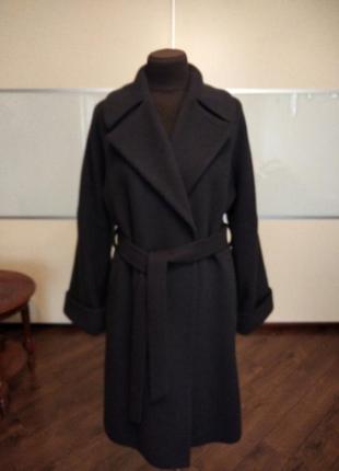 Пальто під пояс кашемір , вовна