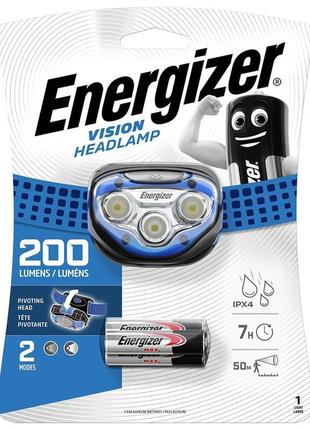 Налобний ліхтар energizer vision headlamp hda323