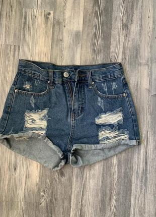 Джинсові шорти сині