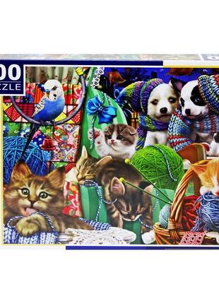 Пазли "цуценята та кошенята", 1000 елементів