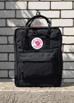 Рюкзак городской fjallraven kanken black classic портфель канкен1 фото