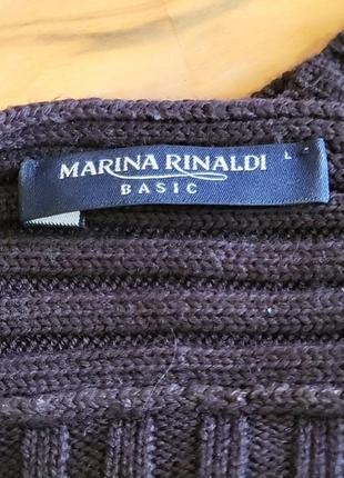 Шерстяной джемпер свитер  marina rinaldi max mara1 фото