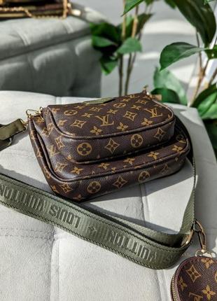 Сумка клатч луи витон 3в1 женская louis vuitton2 фото