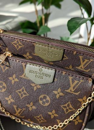 Сумка клатч луи витон 3в1 женская louis vuitton10 фото