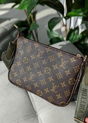 Сумка клатч луи витон 3в1 женская louis vuitton8 фото