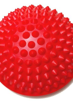 Півсфера масажна кіндербол easyfit 15 см жорстка червона1 фото