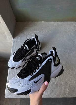 Nike zoom 2k black white, кросівки, кроссовки