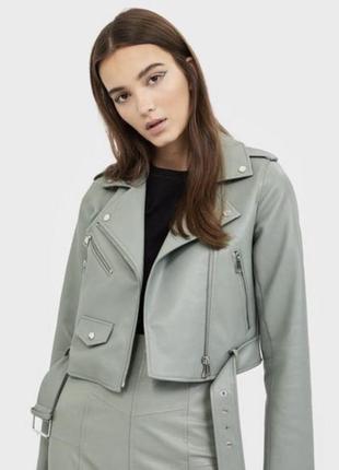 Кожаная куртка zara,косуха1 фото