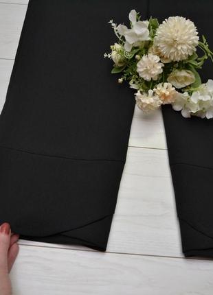 Красиві текстурні чорні штани.4 фото
