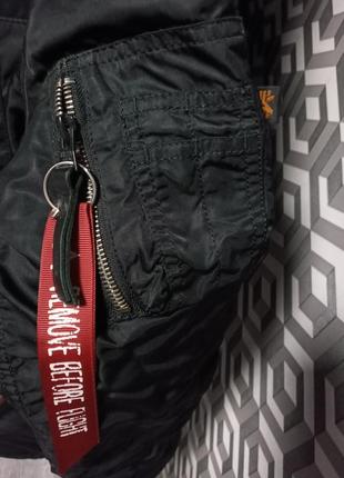 Жіноча куртка alpha industries n3b vf 59 - black5 фото