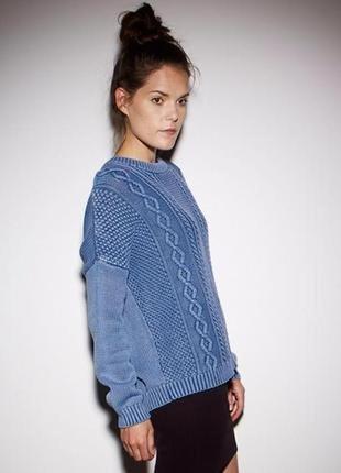 Приваблиий стильний меланжевий светр модного шведського бренду monki2 фото
